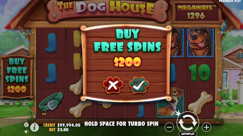 The Dog House Megaways Slot Buy Free Spins Feature