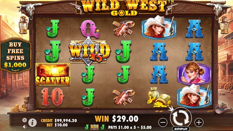 Wild West Gold scatter