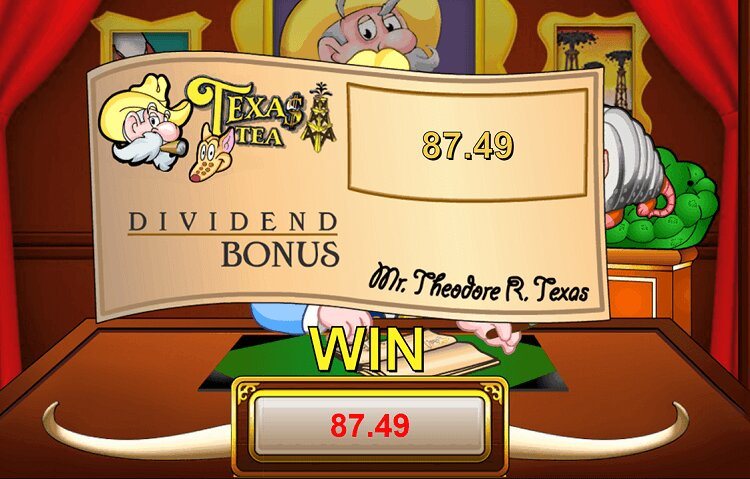 Texas Tea Slot bonus features