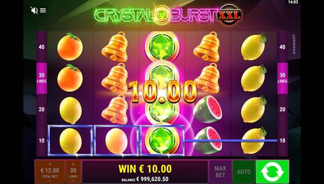 Crystal Burst XXL gewinnen