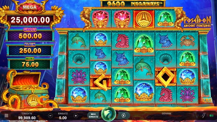 Ancient Fortunes: Poseidon Megaways online spielen