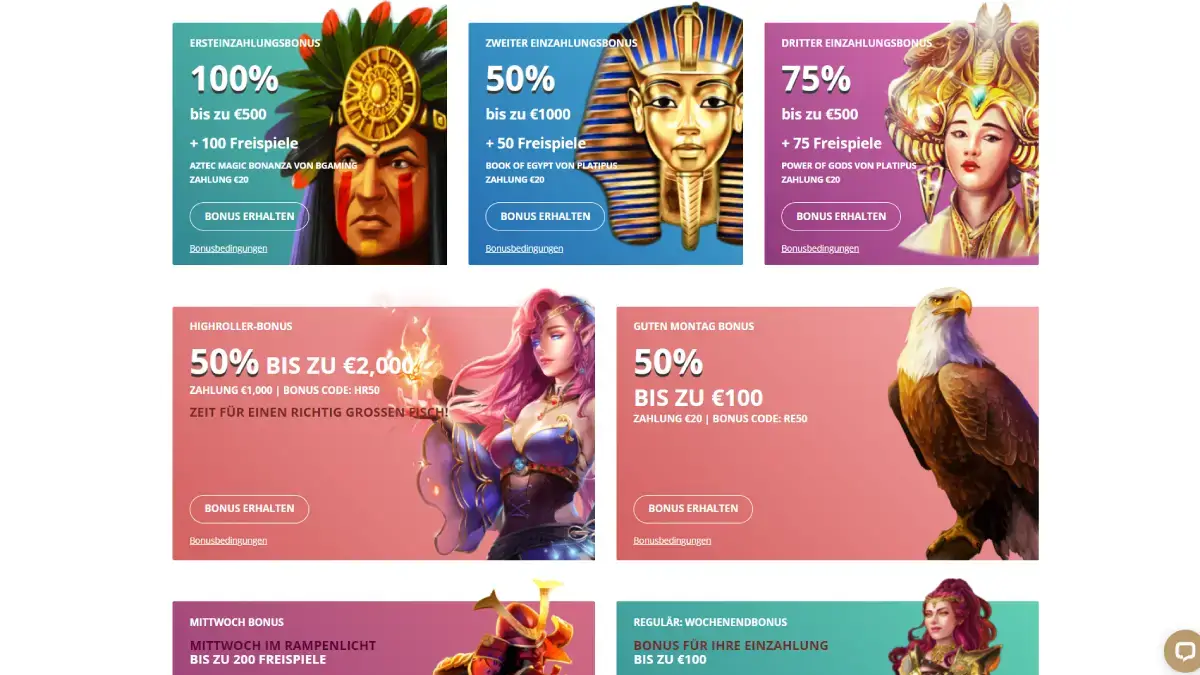 Bohocasino Promo Code