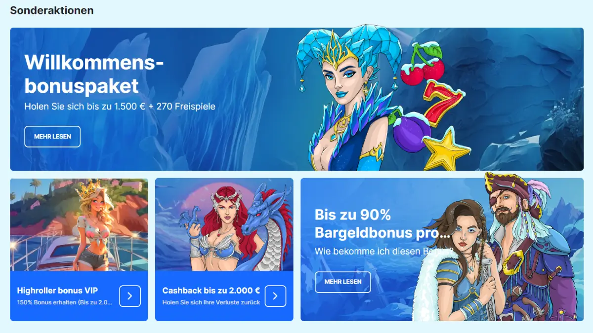 Ice Casino Bonus ohne Einzahlung