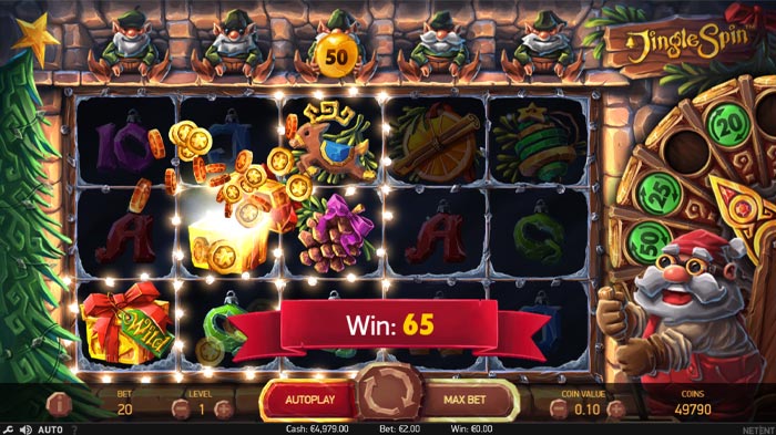 Jingle Spin Slot gratis Bonus