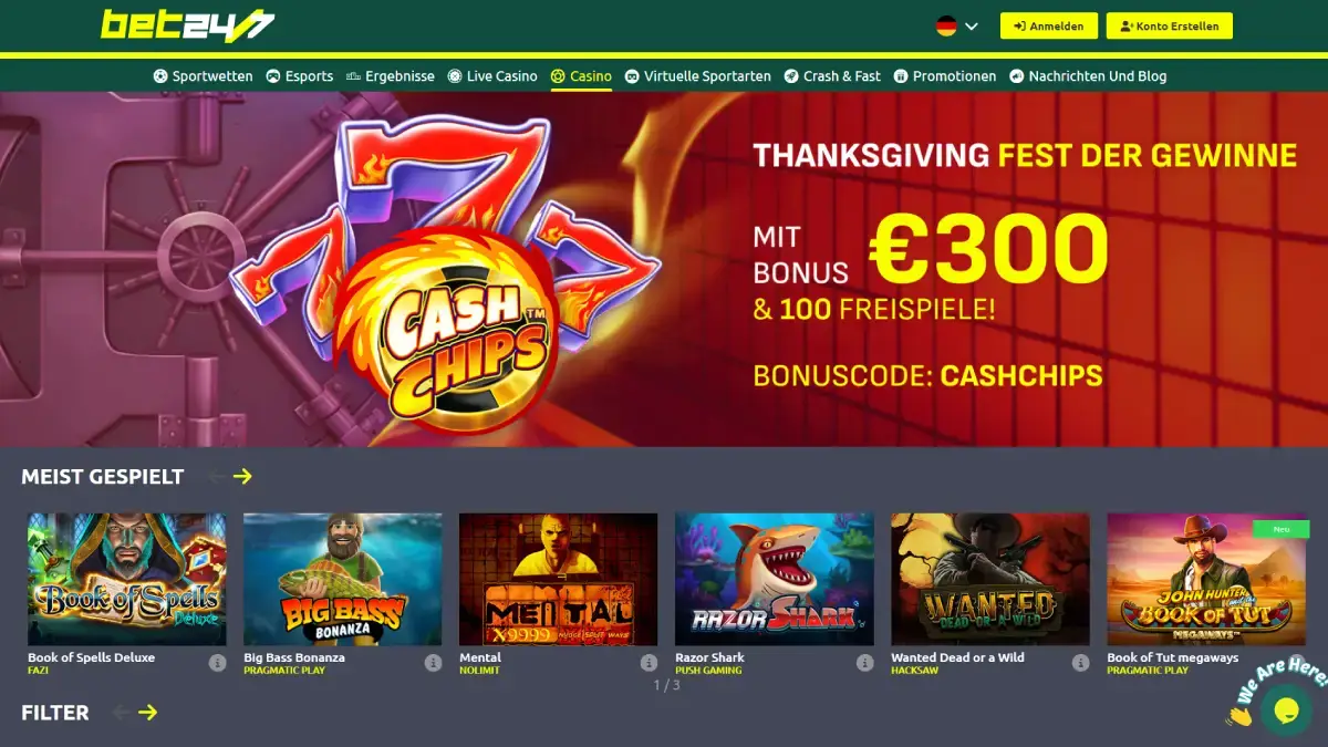 Bet24-7 Casino Erfahrungen