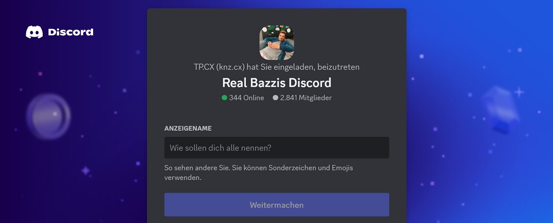 Real Bazzi Discord