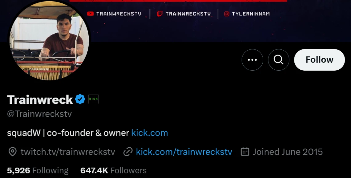 TrainwrecksTV X Profile