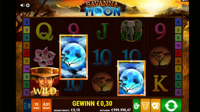 Savanna Moon spielen mit Scatter Symbol