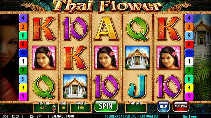 Thai Flower spielen online Gameplay