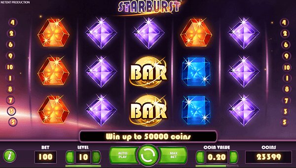 Starburst slot