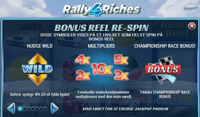 Rally 4 Riches spil online