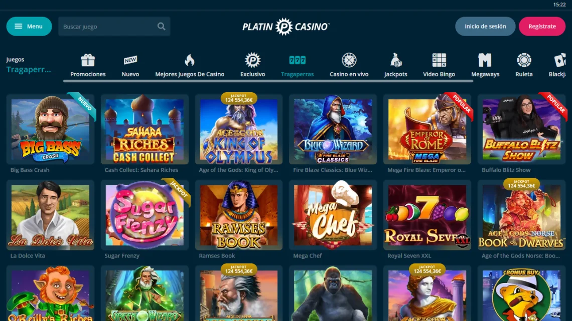 Reseña de Platincasino