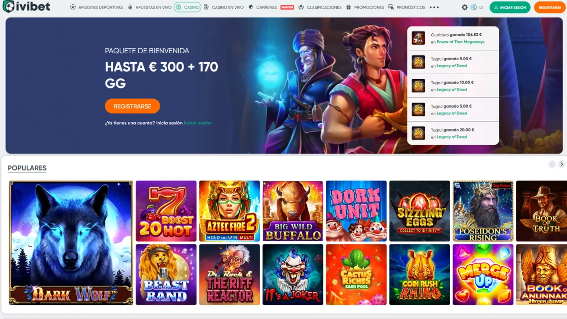 Ivibet casino en línea