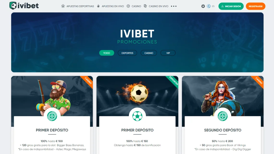 oferta de bonos de Ivibet casino