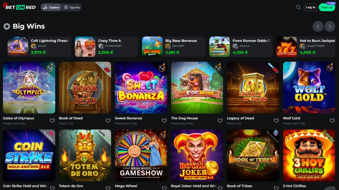 betonered juegos de casino