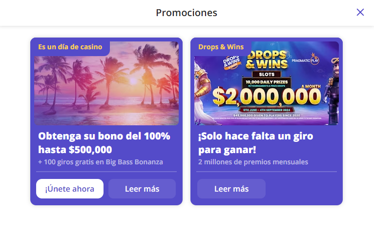 Bonos de Casino Days