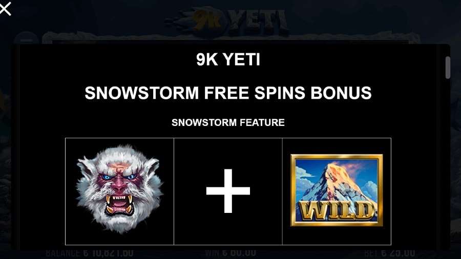 9k yeti slotti