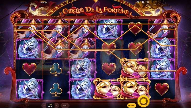 cirque de la fortune kolikkopeli