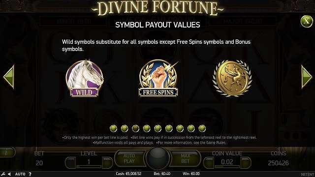 divine fortune jackpot