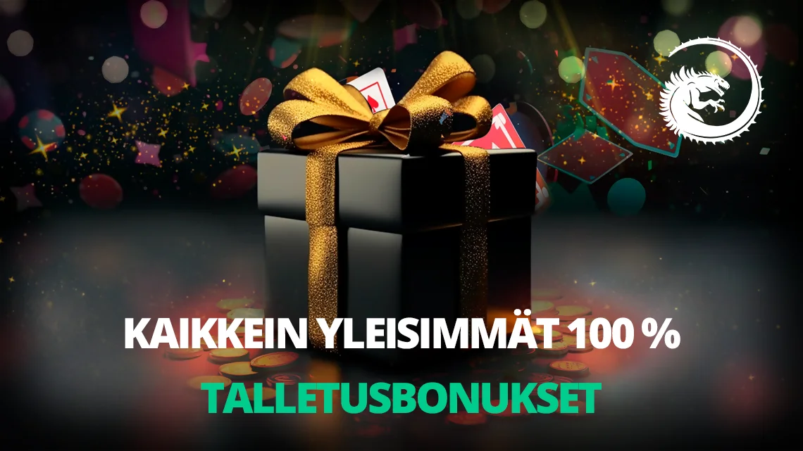 Kaikkein Yleisimmät 100 talletusbonukset