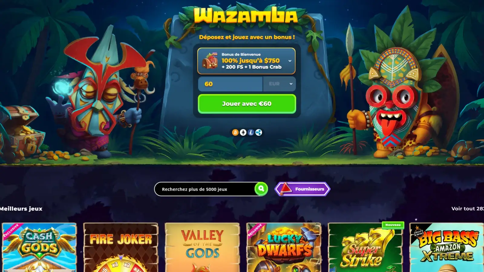 Wazamba casino review