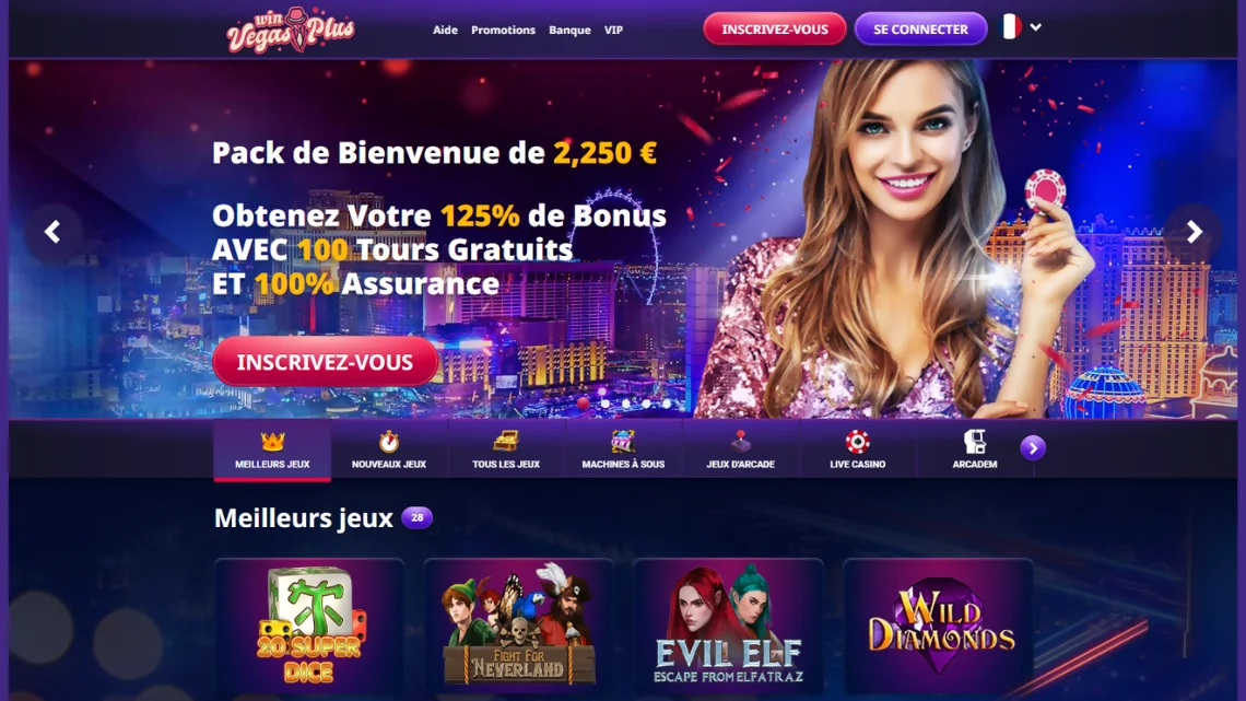 Bonus de Bienvenue Vegas Plus