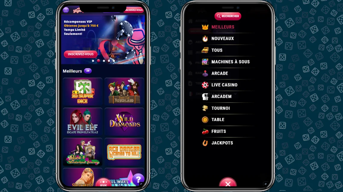 Expérience de Jeu sur Vegas Plus Mobile