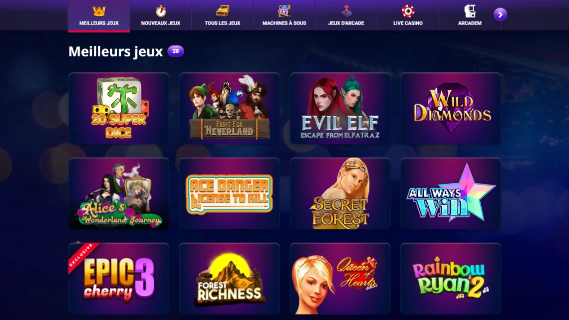 Vegas Plus Casino Jeux