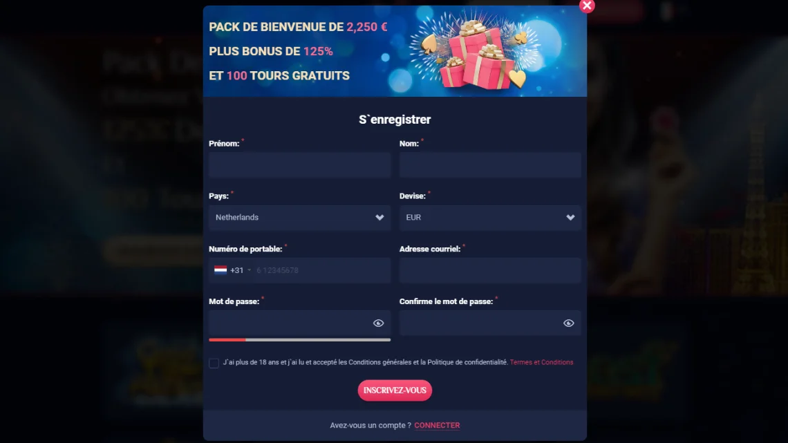 Vegas Plus Connexion au Casino en Ligne