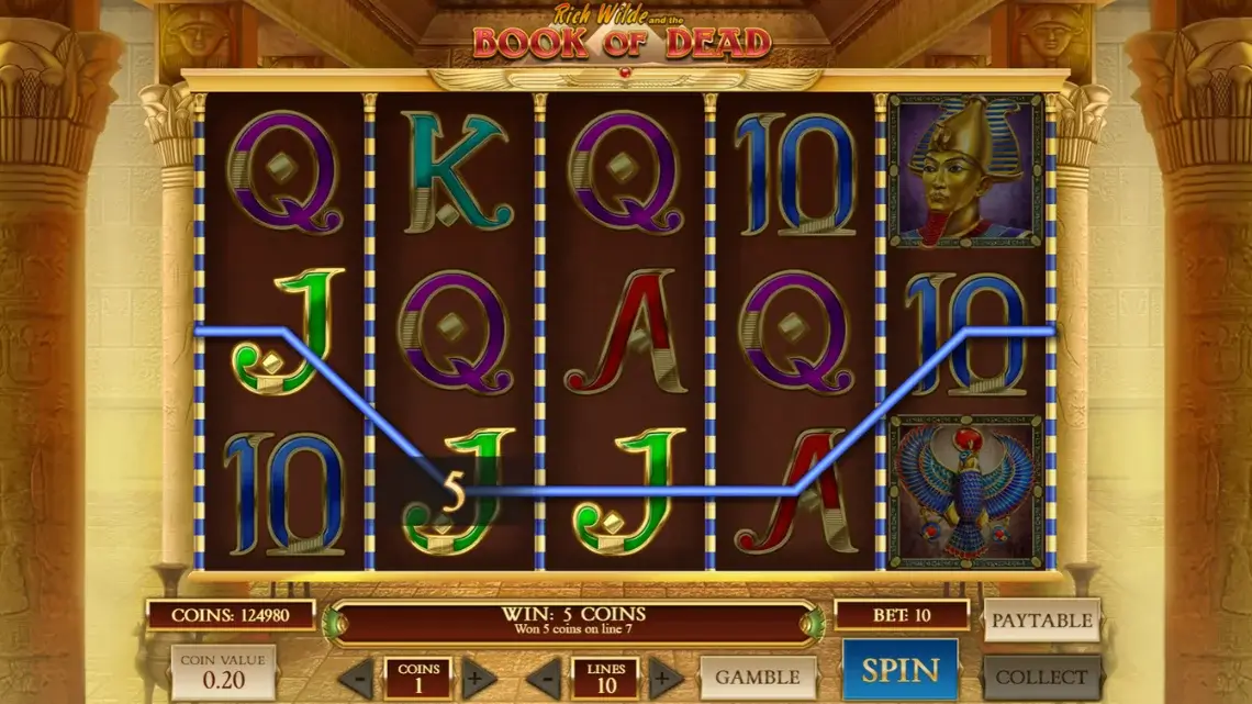 Book of Dead free spins