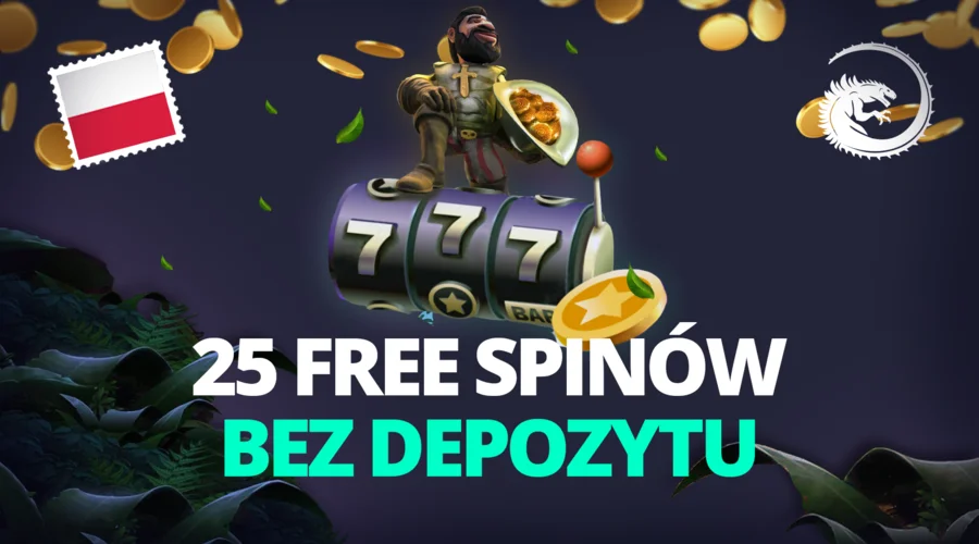 Bonus 25 darmowych spinów bez depozytu za rejestrację w kasynie 