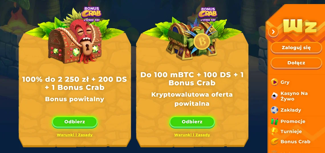 Wazamba Bonuses