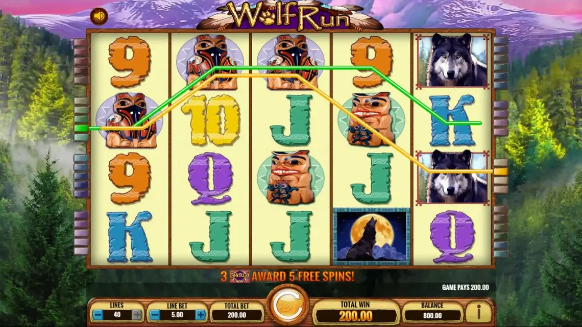 Wolf Run gra w tematyce Nature