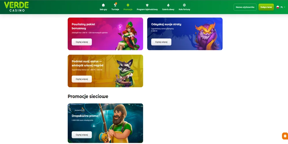 Verde casino bonus