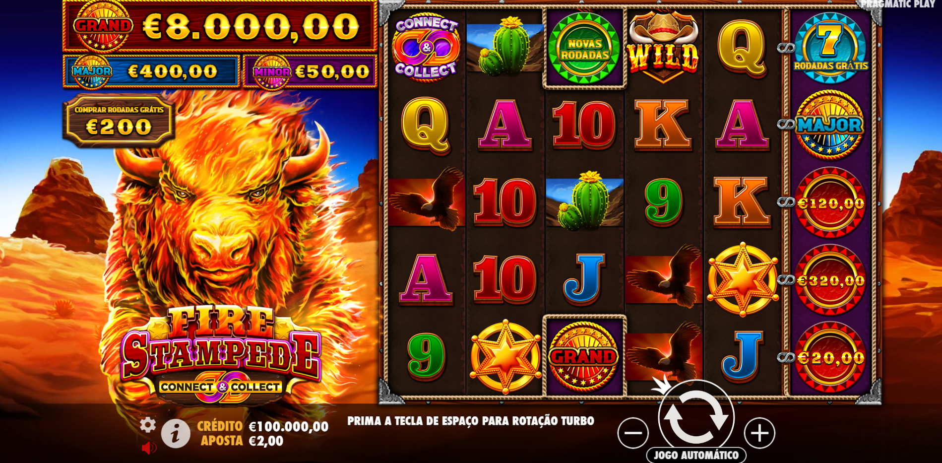 Slot Fire Stampede da Pragmatic Play