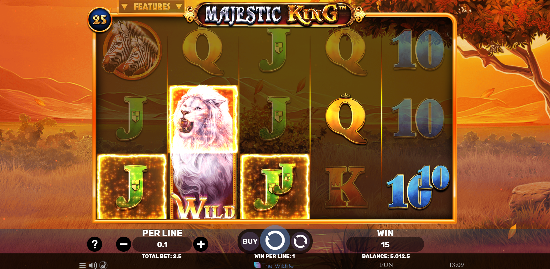 Jogar Majestic King Slot