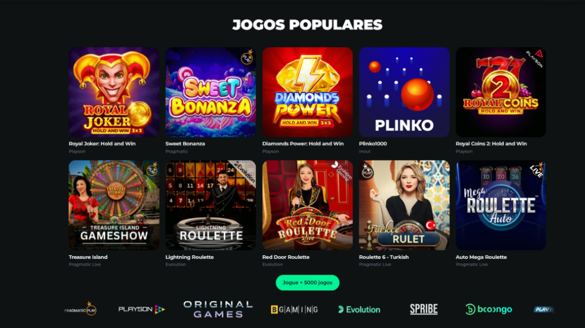 Jogos de Casino no BetOnRed Casino