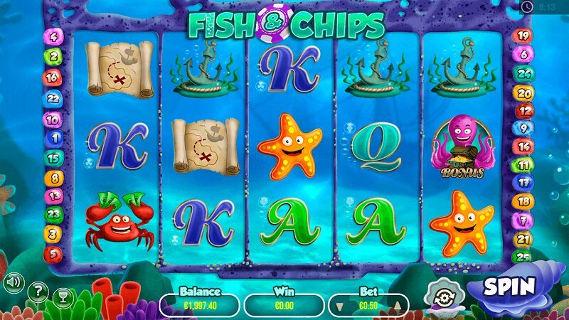 Fish and Chips Game Features and Symbols