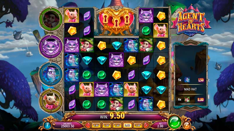 Agent of Hearts Slot Free Play