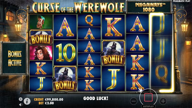 Curse of the Werewolf Megaways Slots Bonus Features