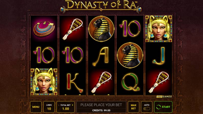 Dynasty of Ra Free Slot Gameplay