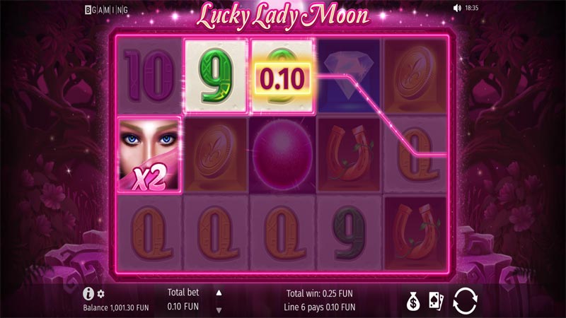 Lucky Lady Moon Free Slot Demo