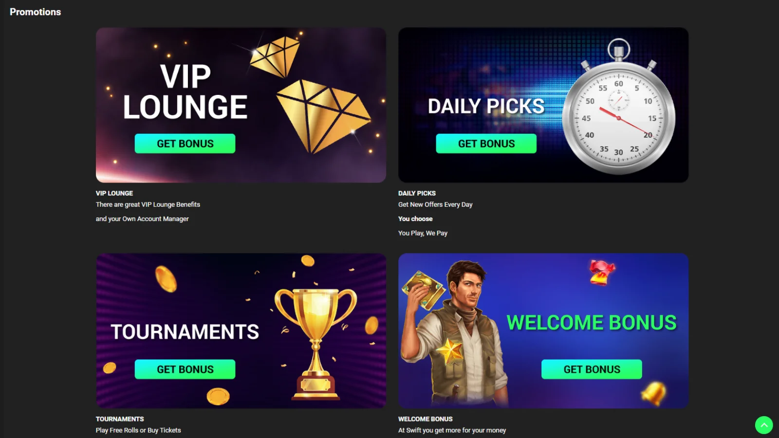 swift casino uk