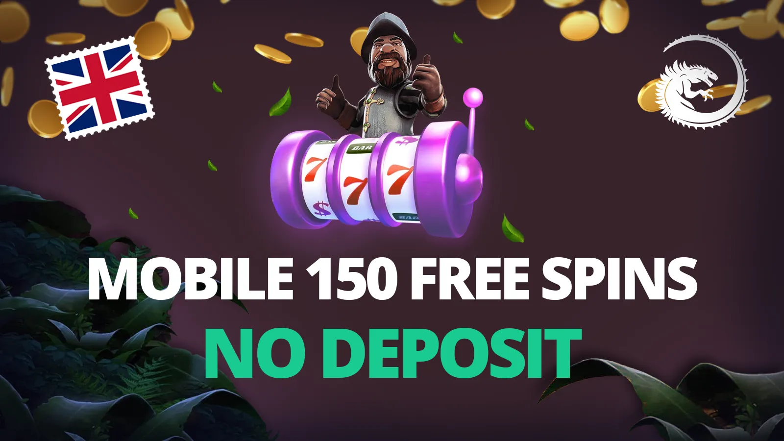 150 free spins no deposit uk