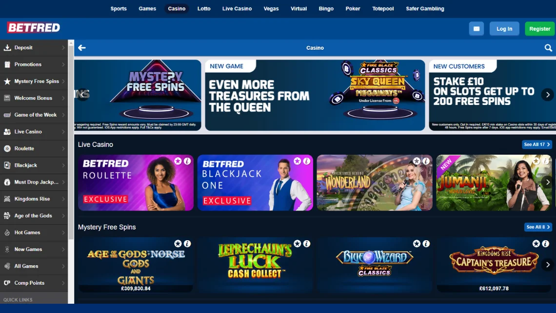 betfred casino