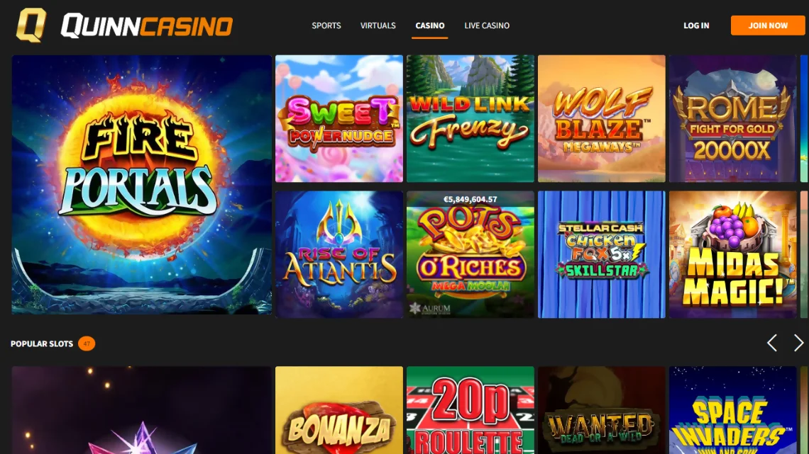 quinnbet casino uk