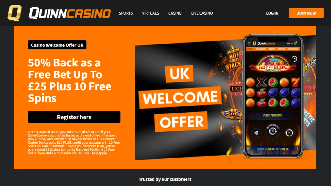 quinnbet sign up offer