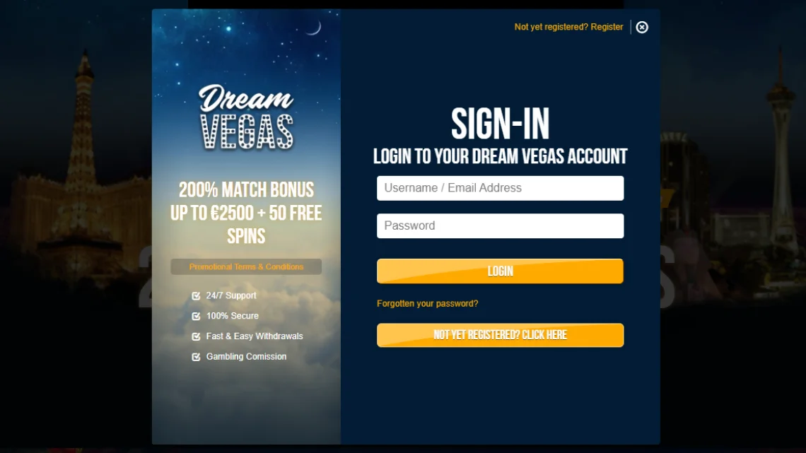 Dream Vegas Bonus