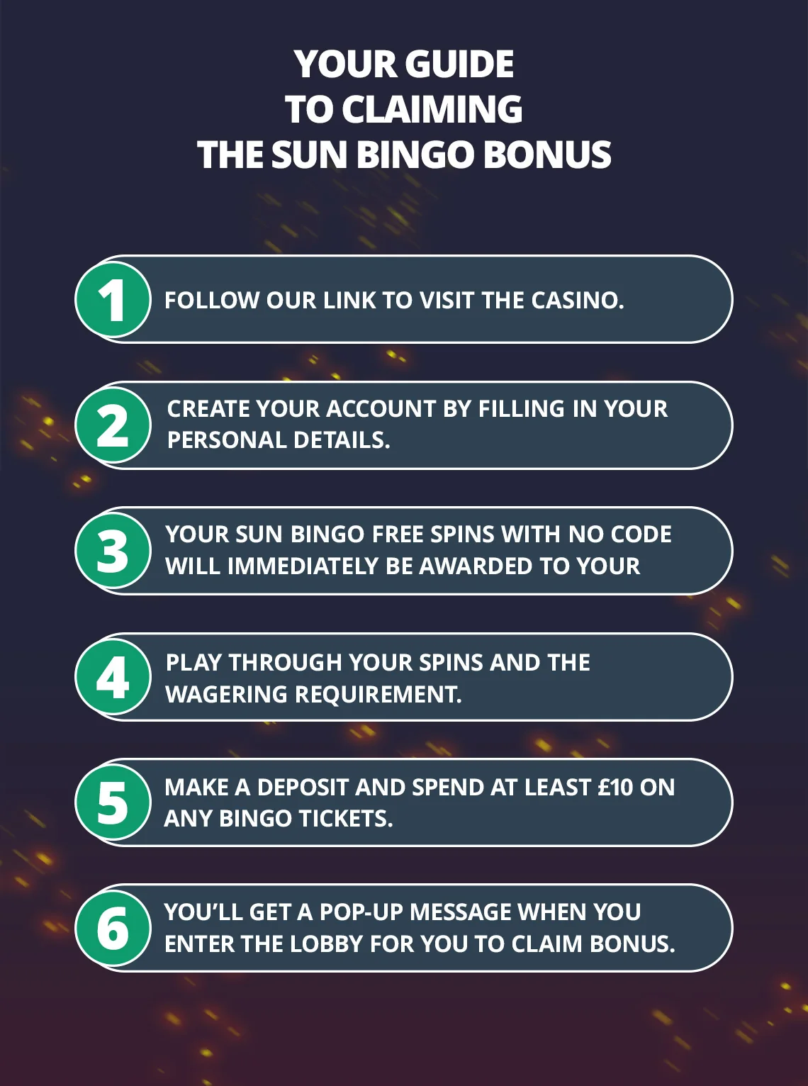 Sun Bingo Welcome Bonus