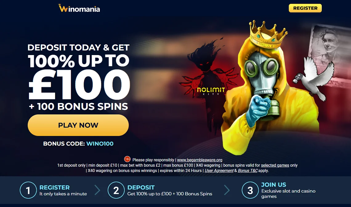 Winomania Casino Bonuses